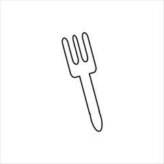 fork vector icon logo template