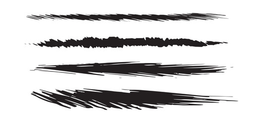 アナログタッチ素材：筆の質感　墨　インク　筆模様　波模様