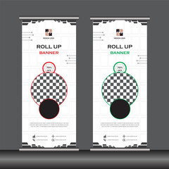 Business Roll-Up Banner Template Design