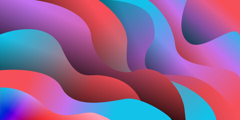 Abstract background with dynamic liquid color effect. Modern pattern. Vector illustration for design.