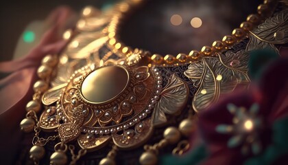 Fototapeta premium premium jewelry photography for bridal memorable wedding generative ai