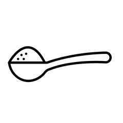 Salt in spoon icon