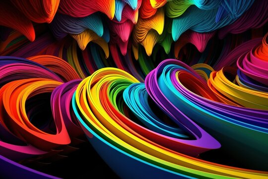 Best pc, I pad and MacBook wallpaper. 3D wallpaper and abstracts colourful notebook cover.