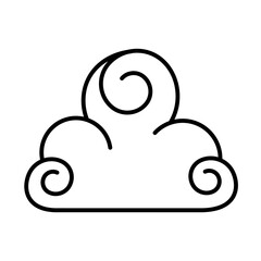 Japanese cloud icon