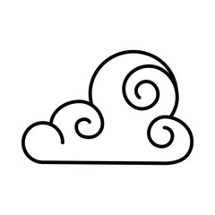 Chinese cloud icon