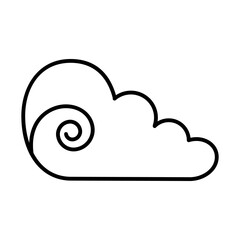 Decoration cloud icon