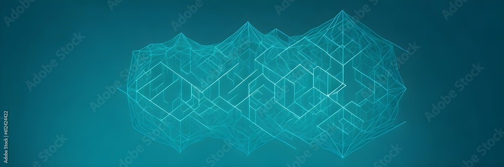 Canvas Prints abstract blue background with lines