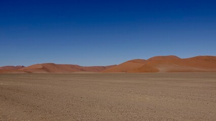 Fototapeta na wymiar Sanddünen in der Namibwüste in Namibia 