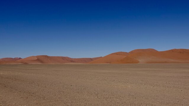 Sandd&uuml;nen in der Namibw&uuml;ste in Namibia 