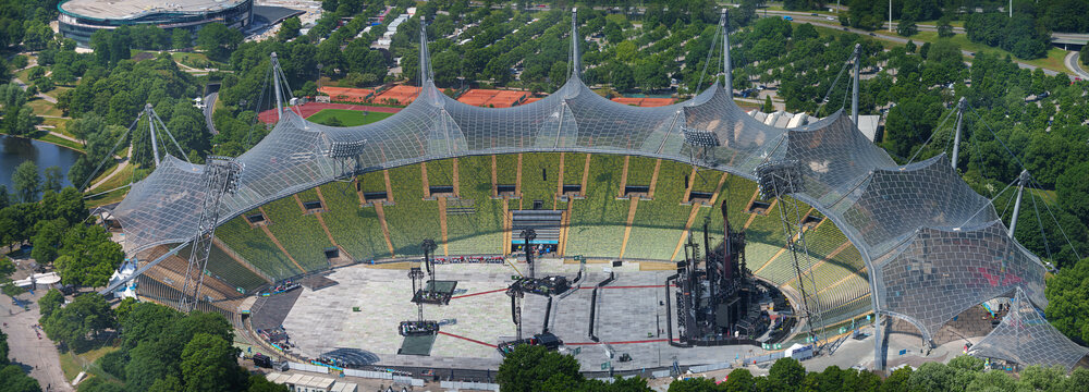 08.06.2023 Bavaria, Germany, Olympic Park Munich. 