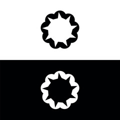 Circle vector logo template illustration