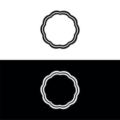 Circle vector logo template illustration