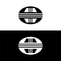 Circle vector logo template illustration