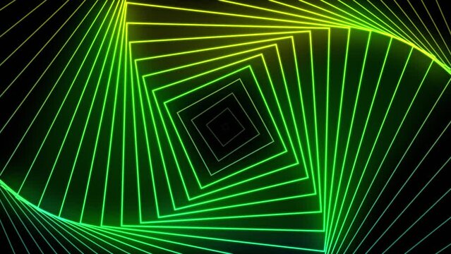 Green Visual Loop Background Animation. Video animation Ultra HD 4K