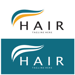 Fototapeta na wymiar Hair treatment logo hair transplantation logo,removal logo vector image design illustration