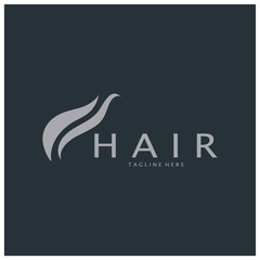 Hair treatment logo hair transplantation logo,removal logo vector image design illustration