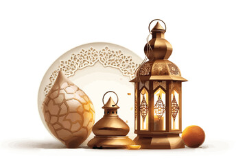 Eid Al Adha festival Vector illustration.