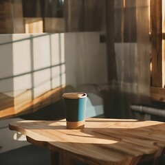 drink on a vintage wooden terrace