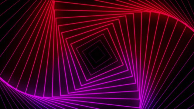 Red and Purple Visual Loop Background Animation. Video animation Ultra HD 4K