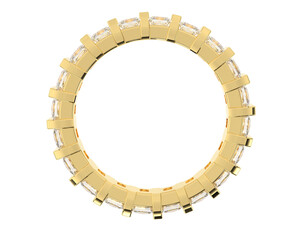 Naklejka premium Jewelry on transparent background. 3d rendering - illustration