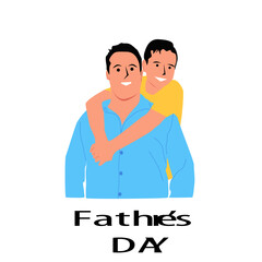 father's day concept illustration