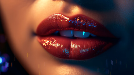 Obraz premium Lippen