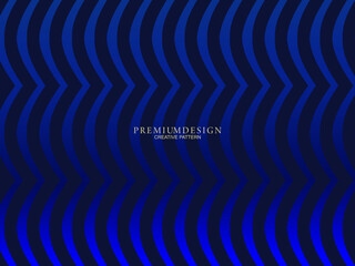 Premium background design with diagonal dark blue stripe pattern. Vector horizontal template for digital lux business banner, contemporary formal invitation, luxury voucher, gift certificate, brochure