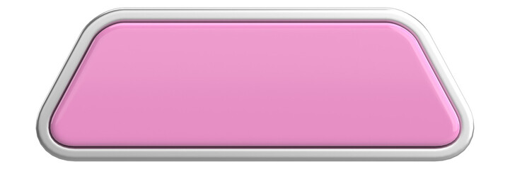 Obraz premium 3D button. Empty button. 3D illustration.