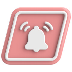 Subscribe button. Subscribe icon. 3D illustration.