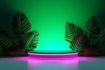 Serenity in Nature: Minimalistic Light Background with Blurred Foliage