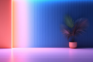 Serenity in Nature: Minimalistic Light Background with Blurred Foliage