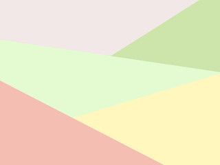 Obraz premium Colorful pastel color wallpaper vector with green yellow