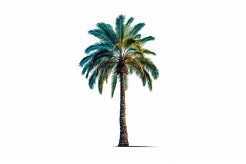 palm tree isolated on white