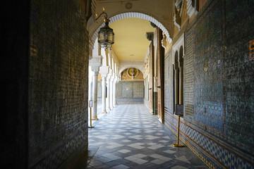 Casa de pilatos cloister, Seville, Andalucia, Spain