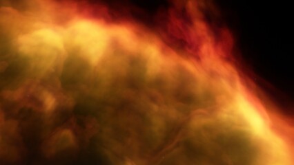 Nebula in space 3d render