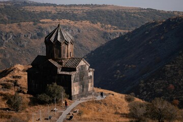 ancient Armenian church in Amberd