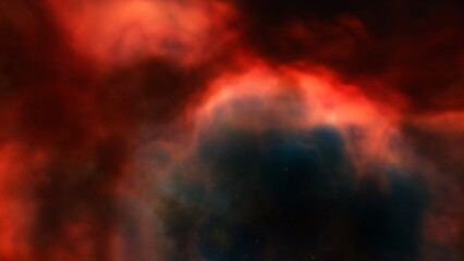 Obraz na płótnie Canvas Nebula in space 3d render