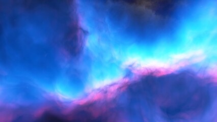 Fototapeta na wymiar Nebula in space 3d render