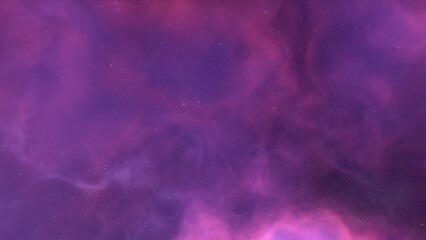 nebula gas cloud in deep outer space, science fiction illustration, colorful space background with stars 3d render
