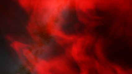 nebula gas cloud in deep outer space, science fiction illustration, colorful space background with stars 3d render
