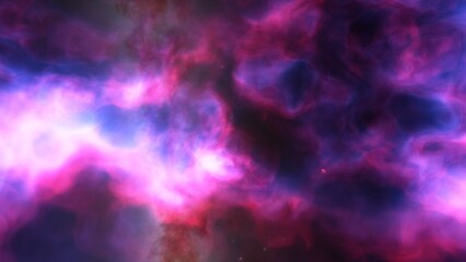 nebula gas cloud in deep outer space, science fiction illustration, colorful space background with stars 3d render
