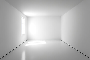 empty white room,empty white room with wall