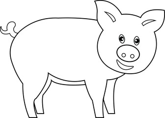 Piglet is a domestic animal.