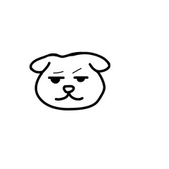 Naklejka premium pig head icon