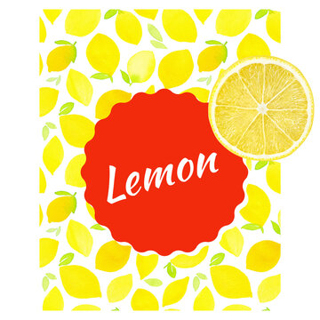 Red Badge Saying Lemon With Lemons Next To It