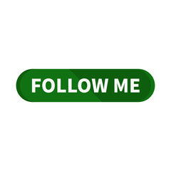 Follow Me Button In Green Color With Rectangle Shape
