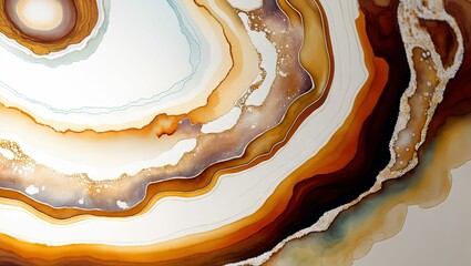Fototapeta premium Closeup shot of an agate rock background