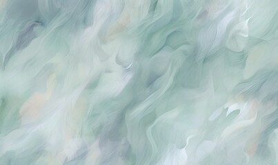  a blurry image of a green and white background with a light blue and light green hued design on the left side of the image.  generative ai