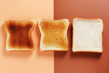 Slices of toasted bread