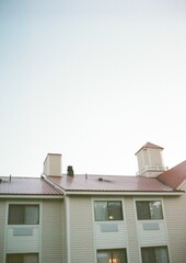 Beautiful shot of the upper park of the building